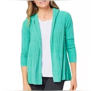 Barefoot Dreams Ultra Lite size L open front cardi